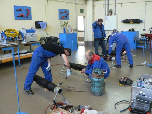 Training for pre-insulated piping assembly workers