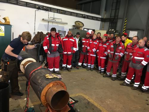 Training for pre-insulated piping assembly workers